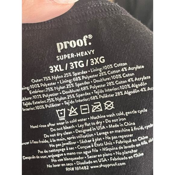 Proof Leakproof High-Rise Brief Black Womens Size 3XL - Picture 6 of 6